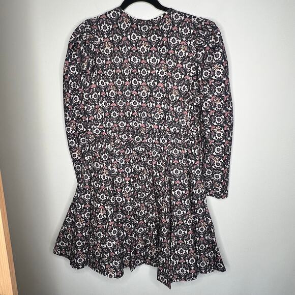 Xirena Ophelia Puff Sleeve Mini Dress Dress Size L - Picture 6 of 11